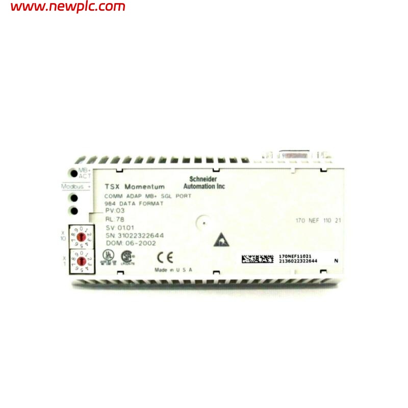 Schneider 170NEF11021C Modbus Plus Communication Adapter Unbelievable Prices!