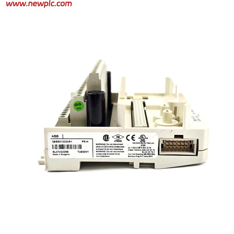 ABB TU830V1 3BSE013234R2 S800 I/O System Extended Module Termination Unit