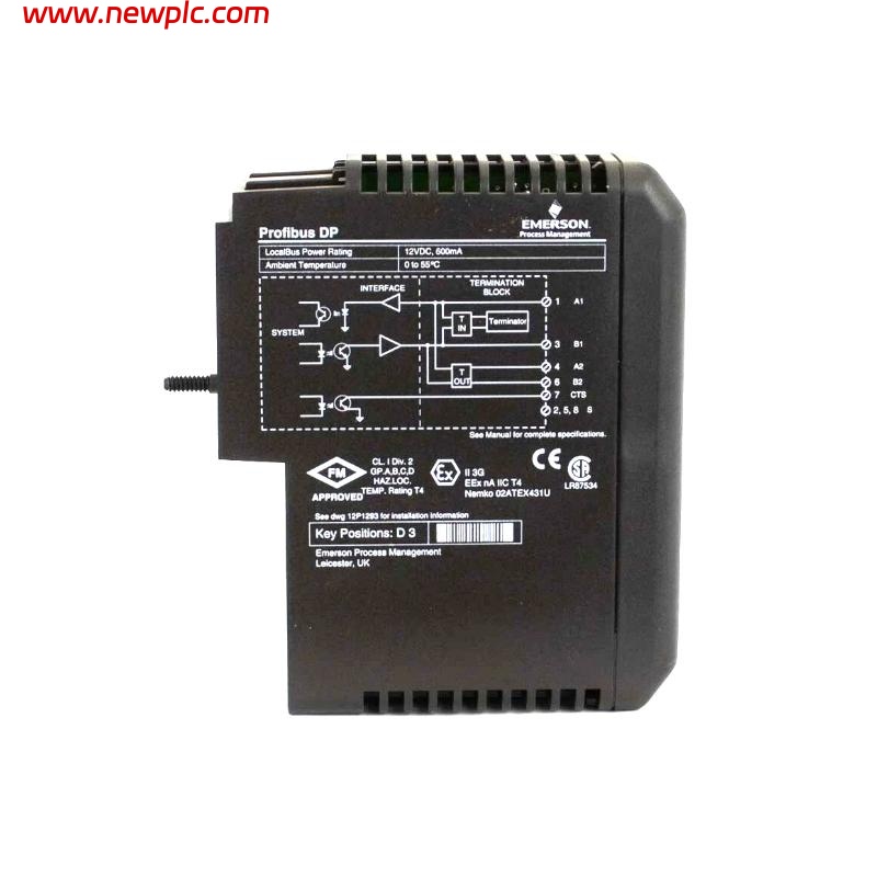 Emerson VE4014 DeltaV Profibus DP Series 2 Interface Card