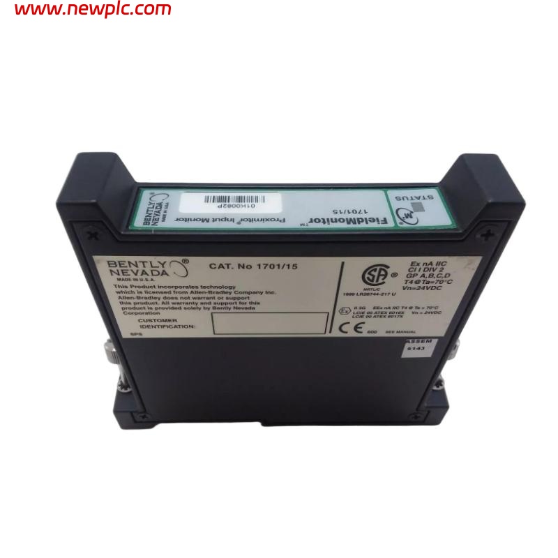 Bently Nevada 1701/15-01 Field Monitor Preamplifier Input Monitor