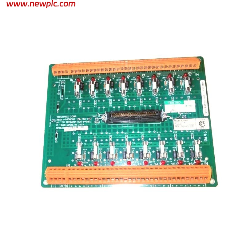 Triconex 2750-2 7400061-210 TC Termination Panel