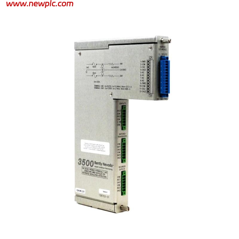 Bently Nevada 3500/04 136719-01+138527-01 Internal Barrier