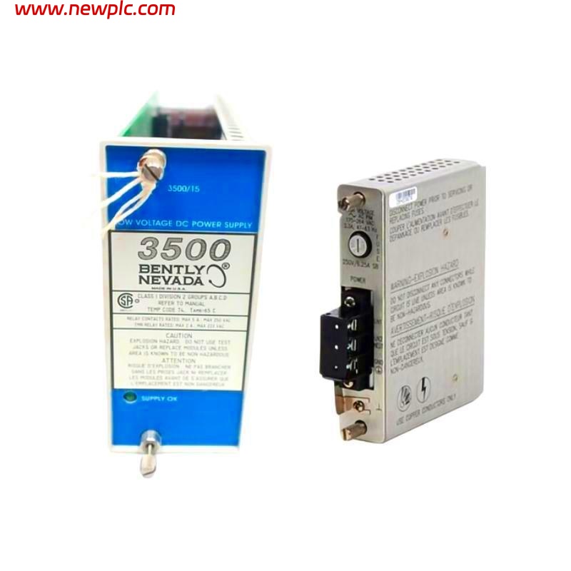 Bently Nevada 3500/15 106M1079-01+106M1081-01 AC/DC Power Supply Module