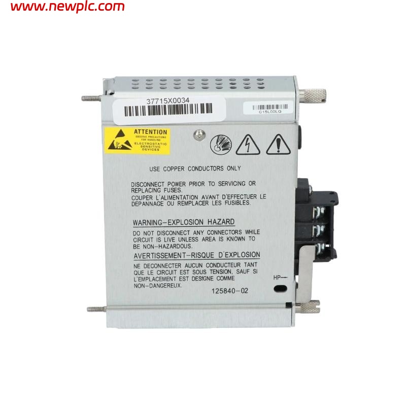 Bently Nevada 3500/15 125840-02 Low Voltage AC Power Input Module