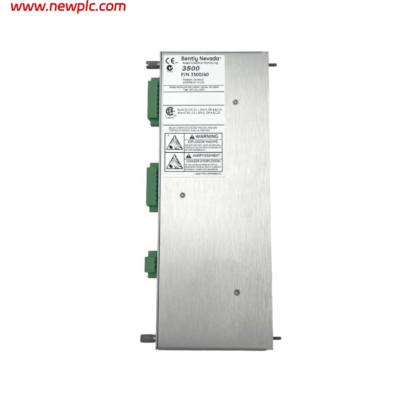 Bently Nevada 3500/40 176449-01+125680-01 Four-Channel Proximitor Monitor