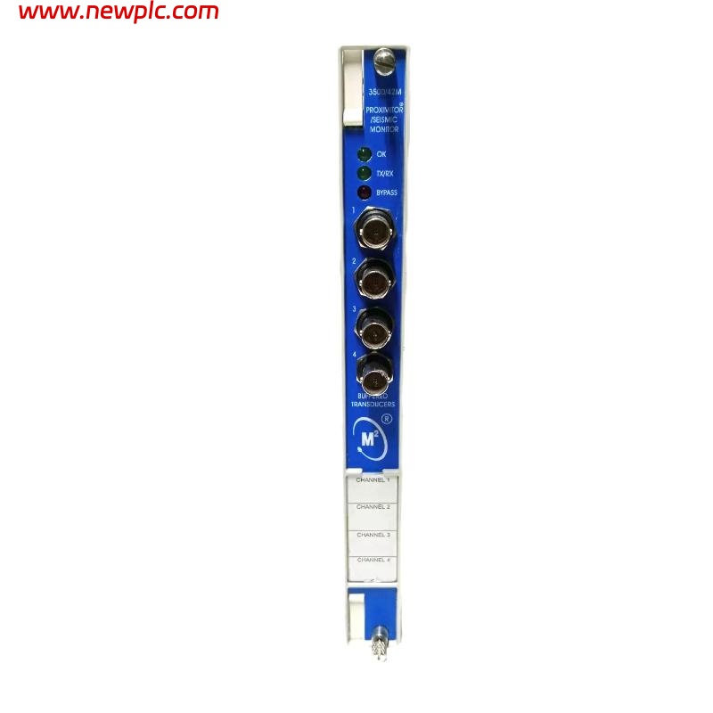 Bently Nevada 3500/42-09-00-00 176449-02 3500 Series Proximitor Seismic Monitor