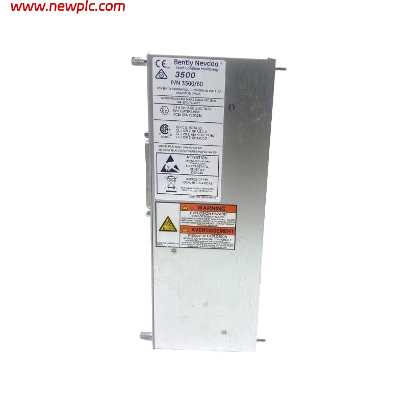 Bently Nevada 3500/60 133827-01 RTD/TC Non-Isolated I/O Module