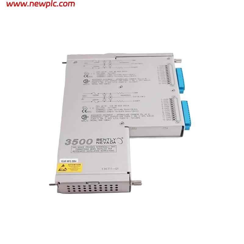 Bently Nevada 3500/60 136711-01 RTD/TC I/O Module