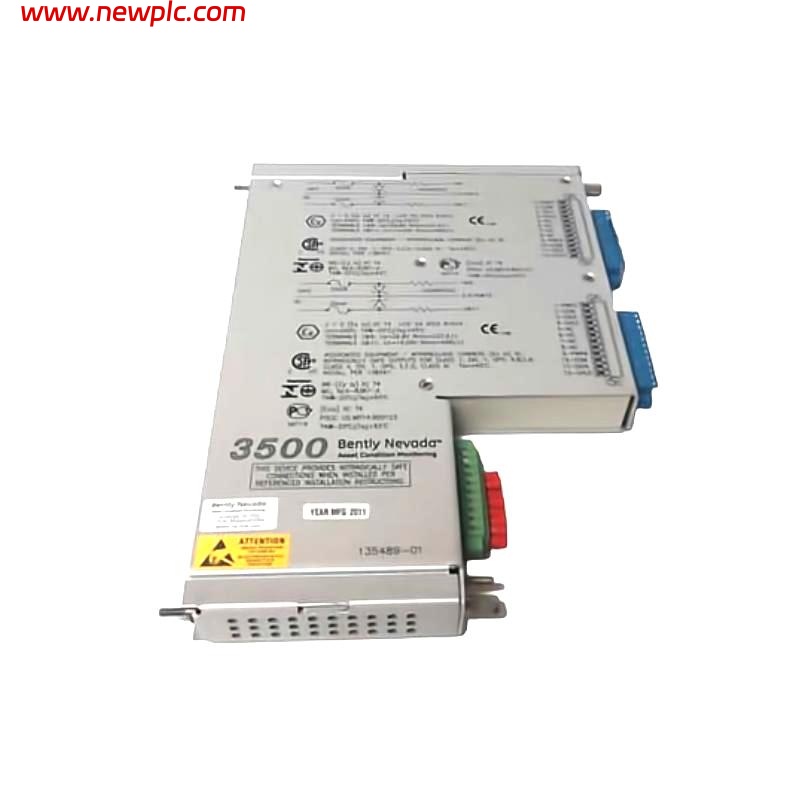 Bently Nevada 3500/72 176449-08+135489-01 Recip Rod Position Monitor