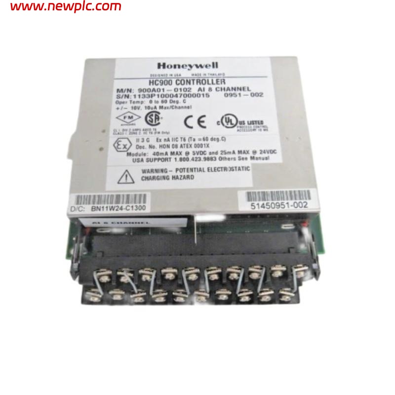 Honeywell 900A01-0102 51450951-002 HC900 Analog Input Module
