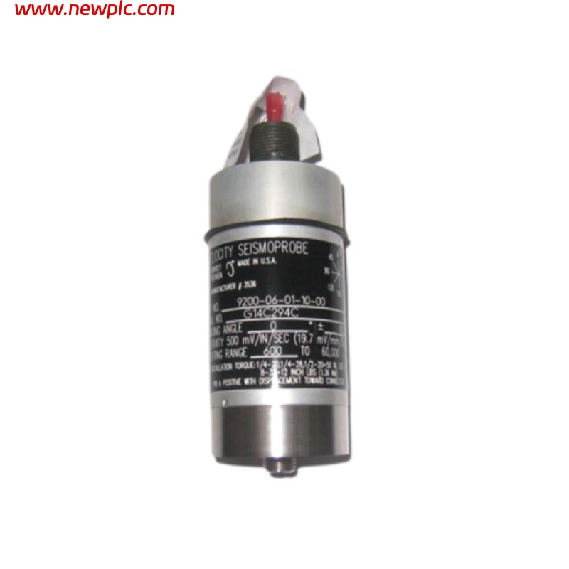 Bently Nevada 9200-03-06-10-00 Dual-line velocity seismic sensor Original