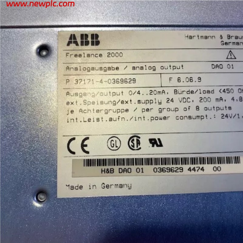 ABB DAO01 P-3717-4-0369629 Digital Output Module