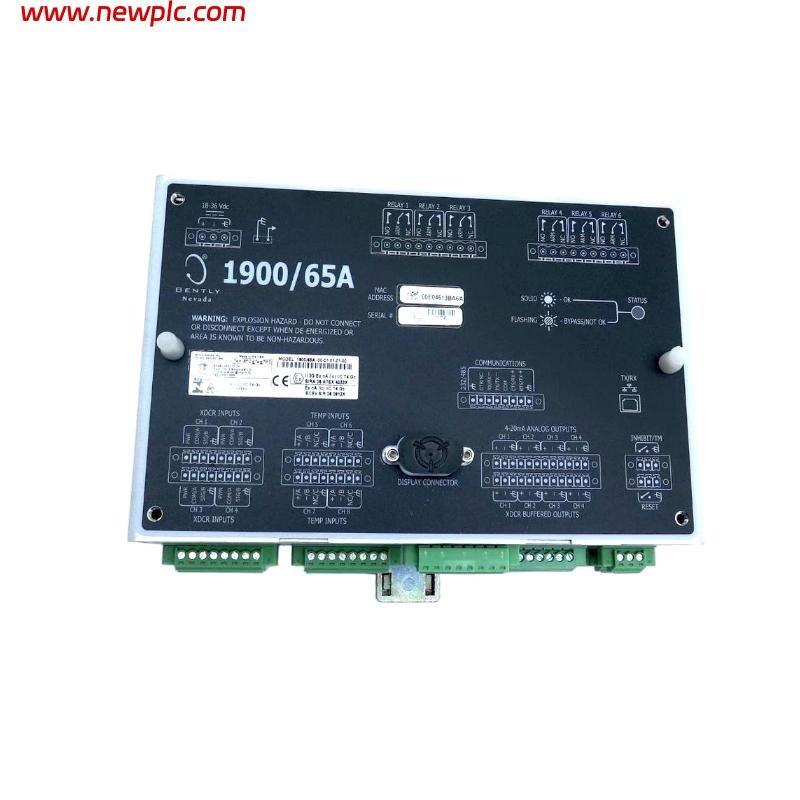 Bently Nevada 1900/65A-00-00-03-00 General Equipment Monitor