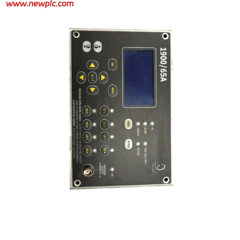 Bently Nevada 1900/65A-00-01-01-01-00 General Equipment Monitor