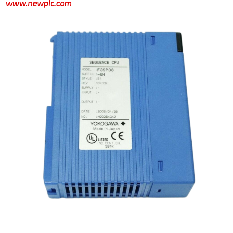 Yokogawa F3SP38-6N CPU Module