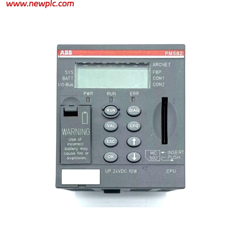 ABB PM582-ARCNET 1SAP140200R0160 AC500 PLC System CPU Module