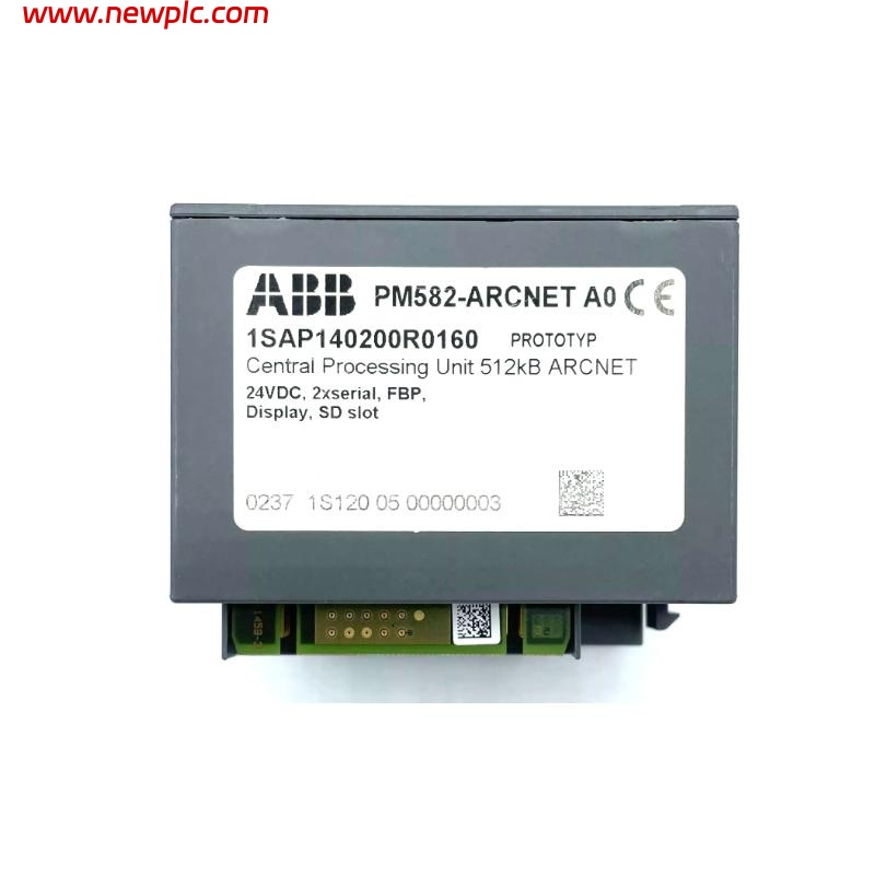 ABB PM582-ARCNET 1SAP140200R0160 AC500 PLC System CPU Module