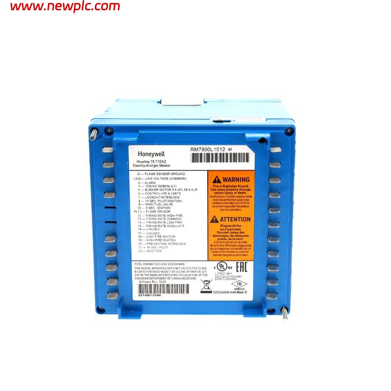 Honeywell RM7800L1012 7800 SERIES Burner Control