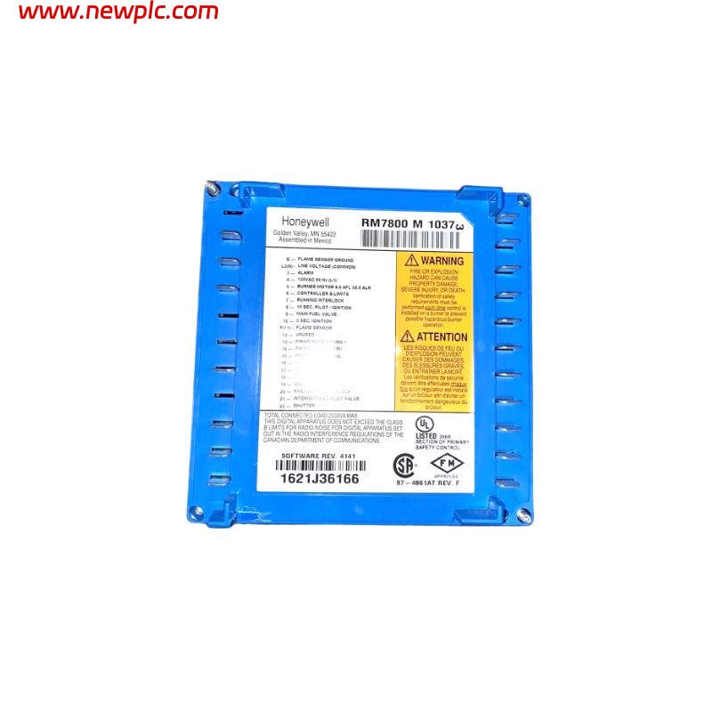 Honeywell RM7800M1037 7800 SERIES Burner Control