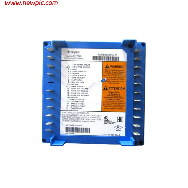 Honeywell RM7888A1019 7800 SERIES Burner Control