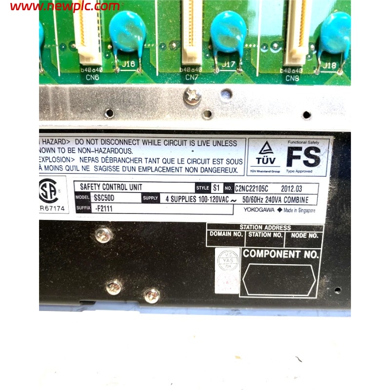 Yokogawa AFV10D-S4115 Duplex Field Control Unit