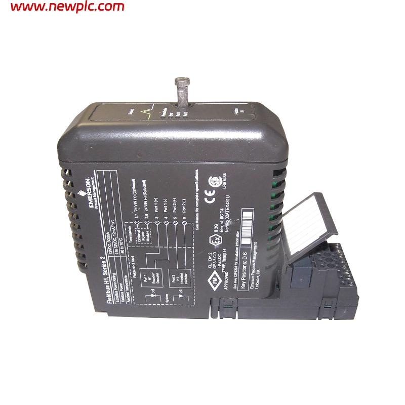 Emerson VE4017P0 KJ3242X1-BA2 Series 2 Fieldbus H1 Card