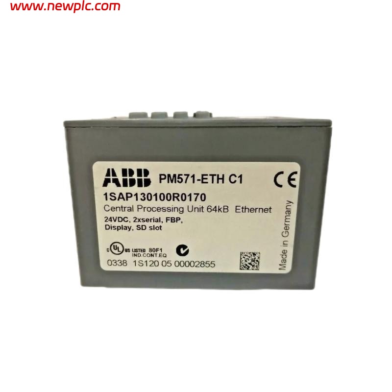 ABB PM571-ETH 1SAP130100R0170 CPU Programmable Logic Controller