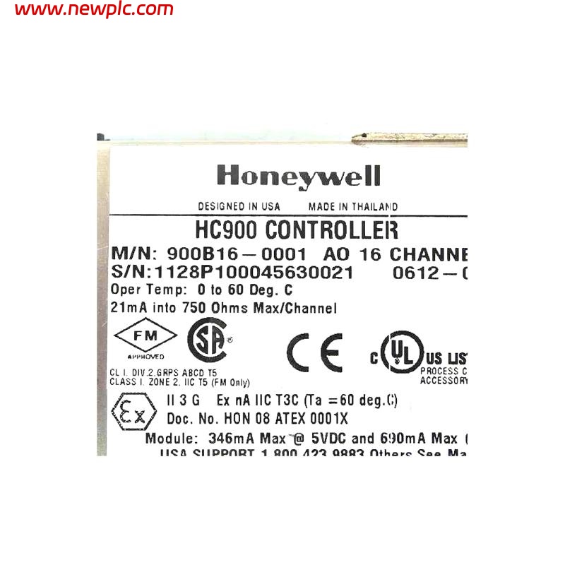 Honeywell 900B16-0001 HC900 Analog Output Module