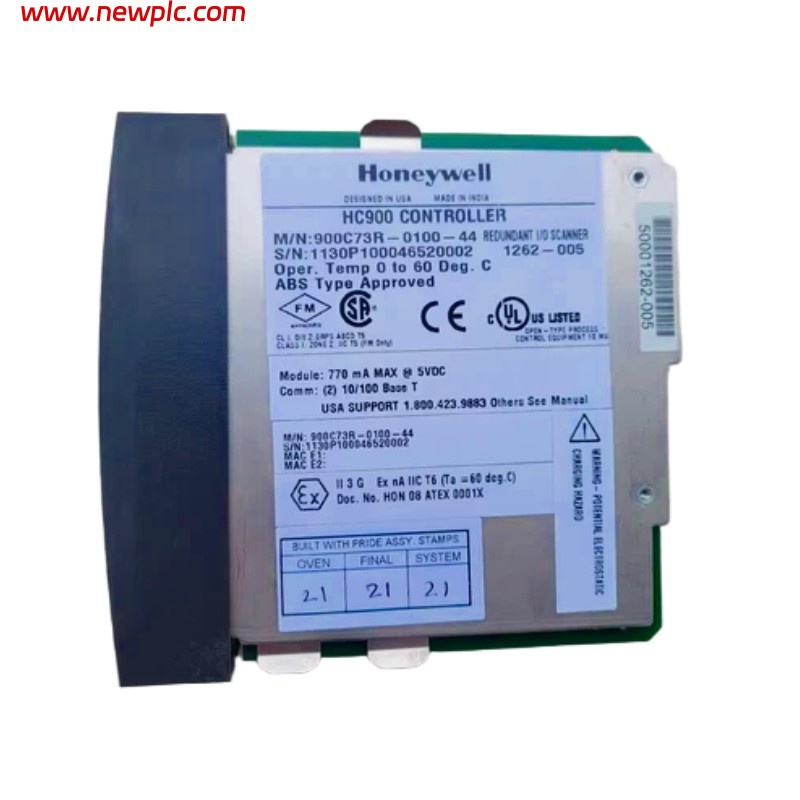 Honeywell 900C73R-0100-44 HC900 Redundant I/O Scanner
