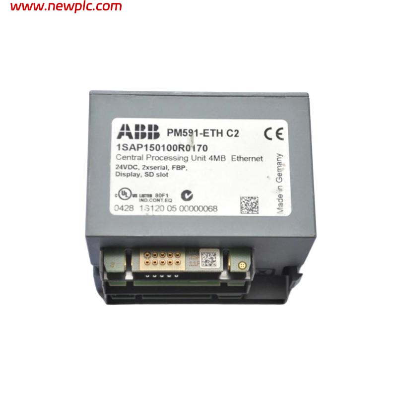 ABB PM591-ETH 1SAP150100R0170 CPU Programmable Logic Controller
