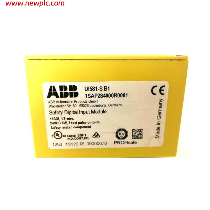 ABB DI581-S 1SAP284000R0001 Safety Digital Input Module