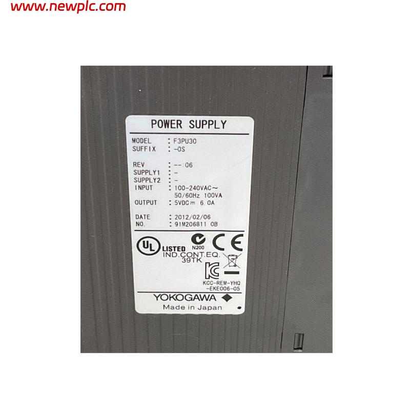 Yokogawa F3PU30-0S Power Supply