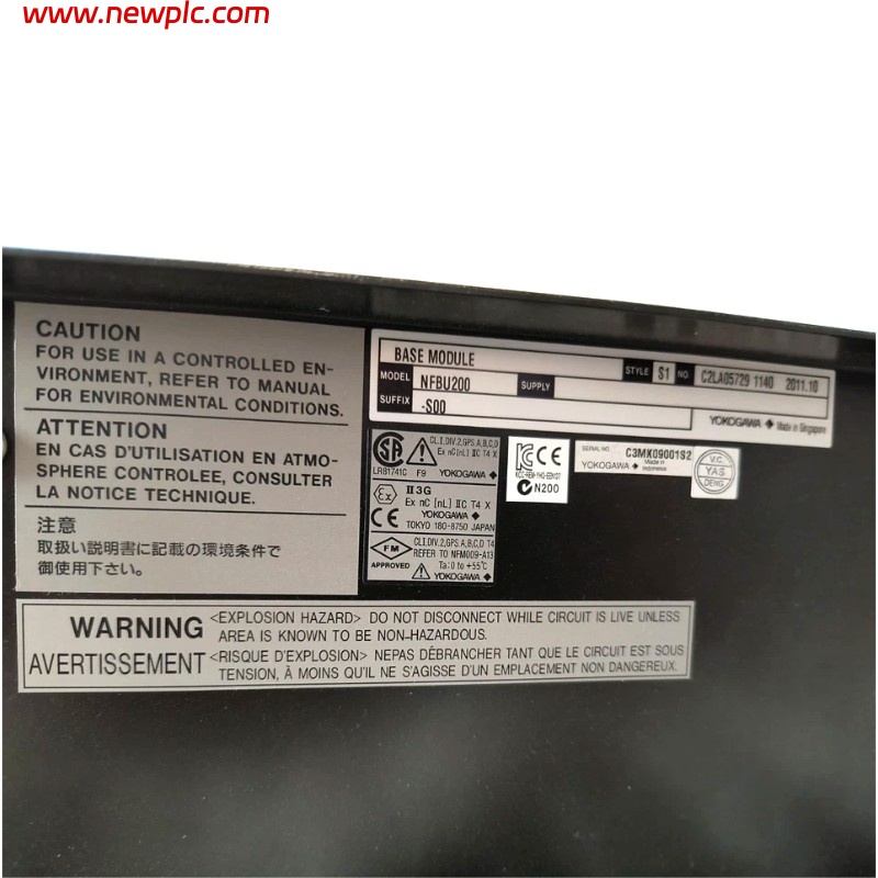 Yokogawa NFBU200 Controller Base Module 100% New
