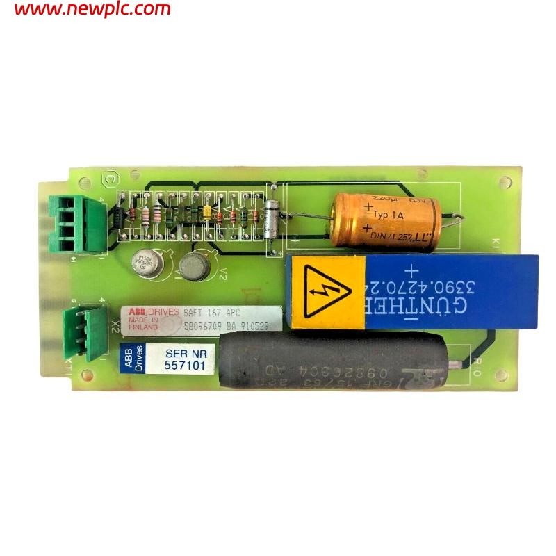 ABB SAFT167APC 58096707 Power Supply Connection Board