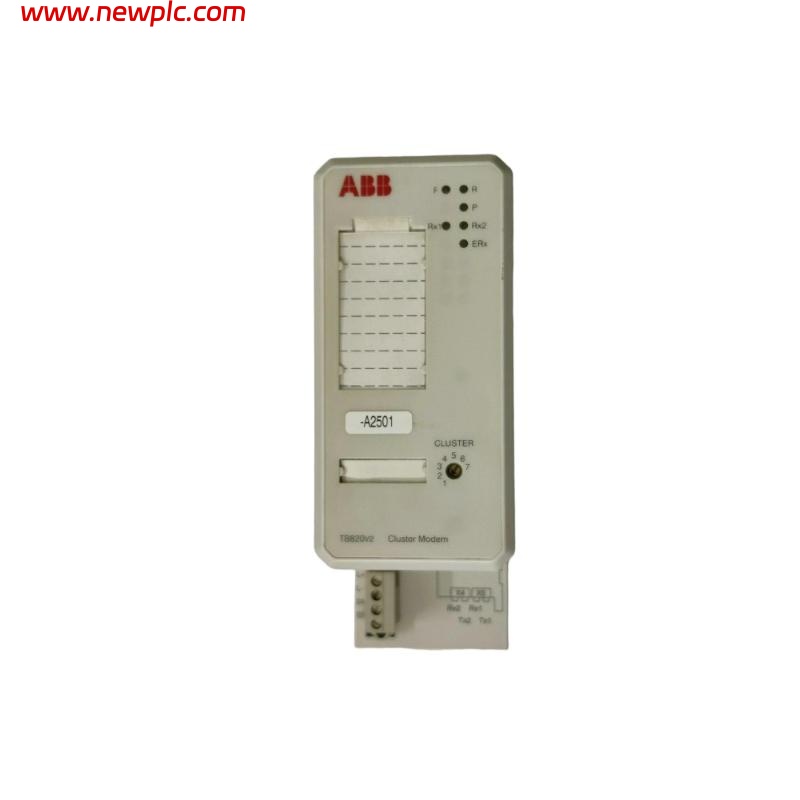 ABB TB820V2 3BSE013208R1 Modular Bus Fiber Optic Cluster Modem