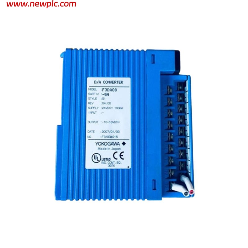 Yokogawa F3DA08-5N Analog Output Module