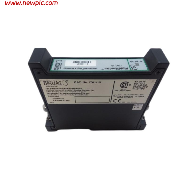 Bently Nevada 1701/15 1034549-20 FieldMonitor Proximitor Input Monit