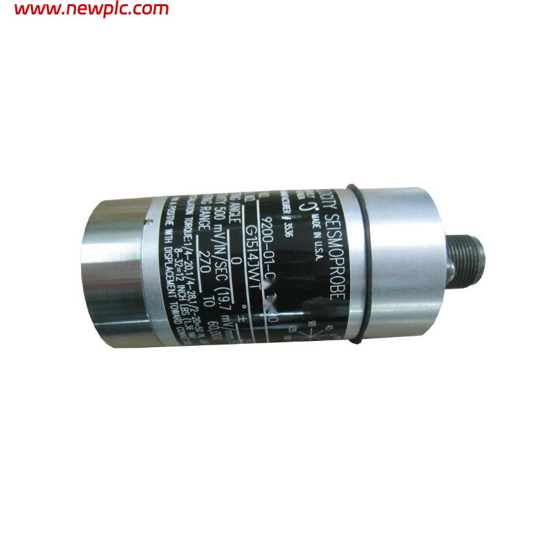 Bently Nevada 9200-01-02-02-00 Dual-Wire Seismic Velocity Sensor