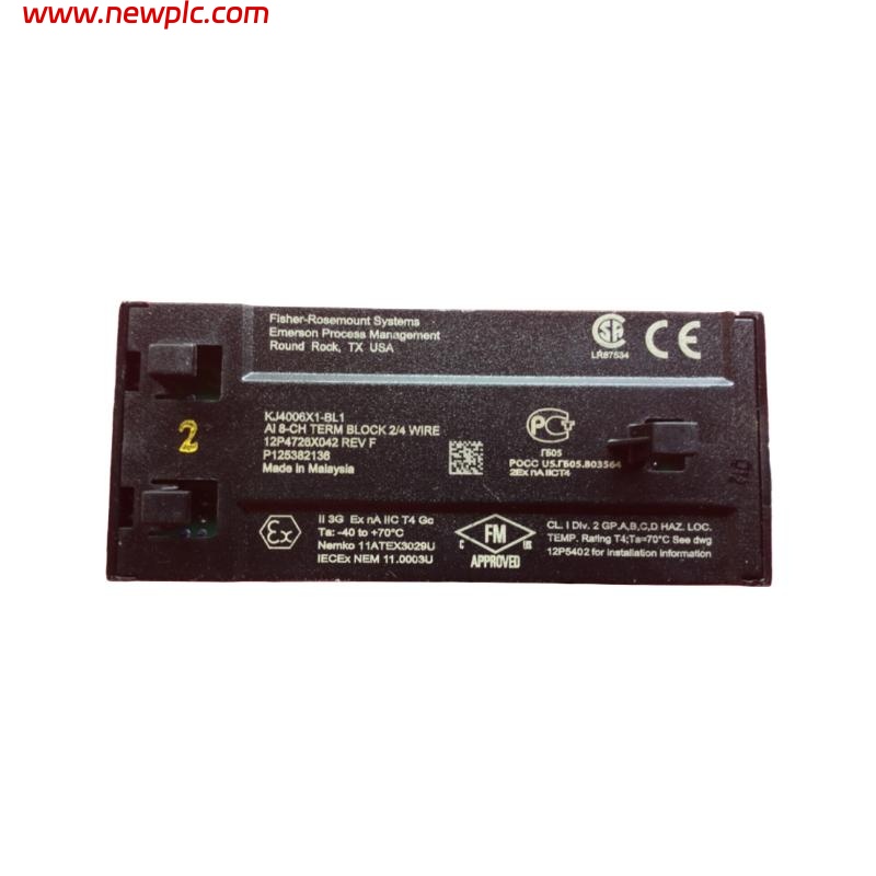 Emerson KJ4006X1-BL1 AI 8-Channel Terminal Block