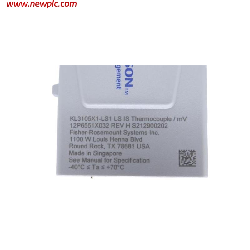 Emerson KL3105X1-LS1 IS Thermocouple/mV CHARM