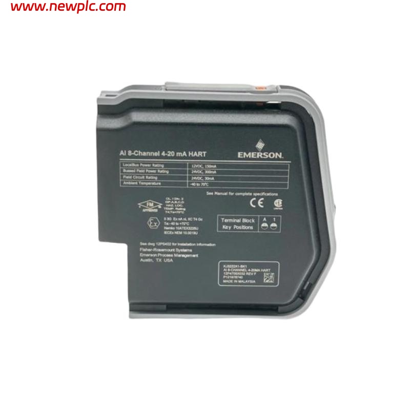 Emerson SE4003S2B1 KJ3222X1-BK1 8-Channel 4-20mA HART Card