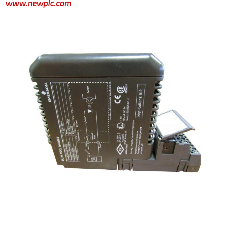 Emerson SE4003S2B4 AI Card with 24-Pin Mass I/O Terminal Block