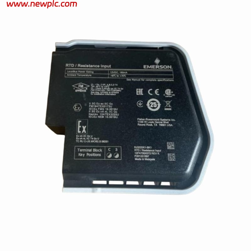 Emerson SE4003S6B1 KJ3225X1-BK1 S Series Analog RTD/Resistor Input Module