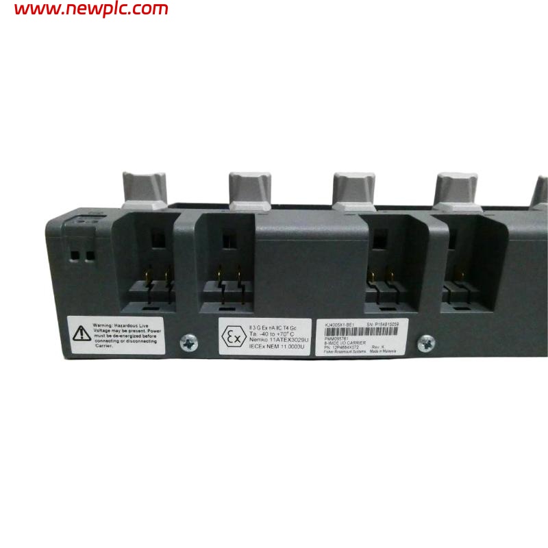 Emerson SE4050E0C0 8-wide I/O Interface Rack