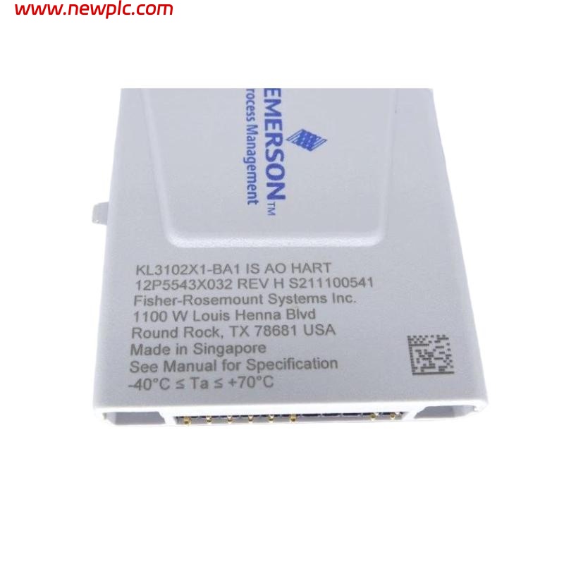 Emerson SE4308T01 KL3102X1-BA1 Analog Output Module