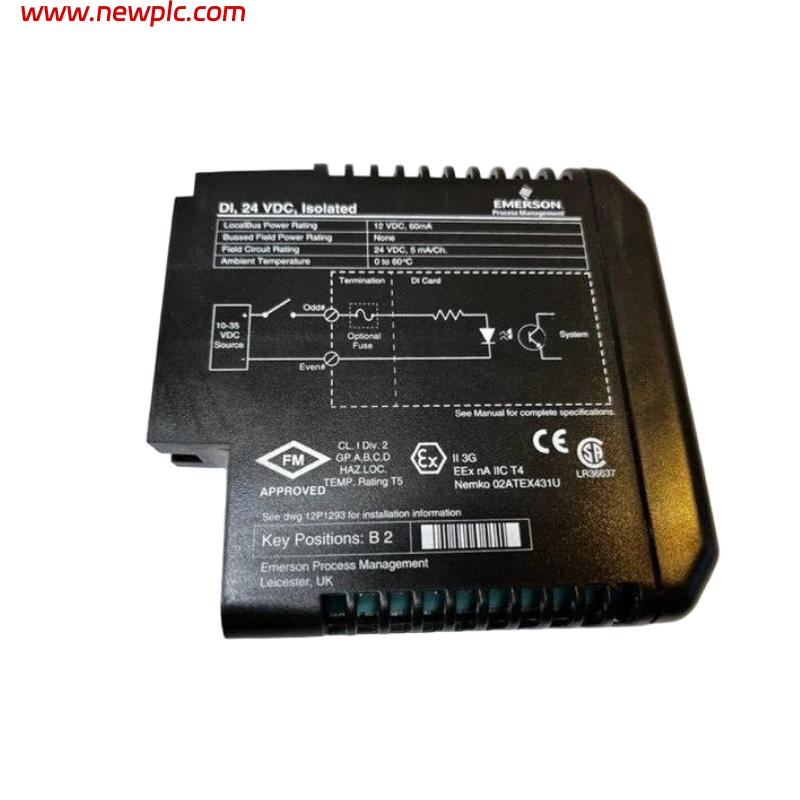 Emerson VE4001S2T2B6 Discrete Input Card Emerson VE4001S2T2B6 Discrete Input Card