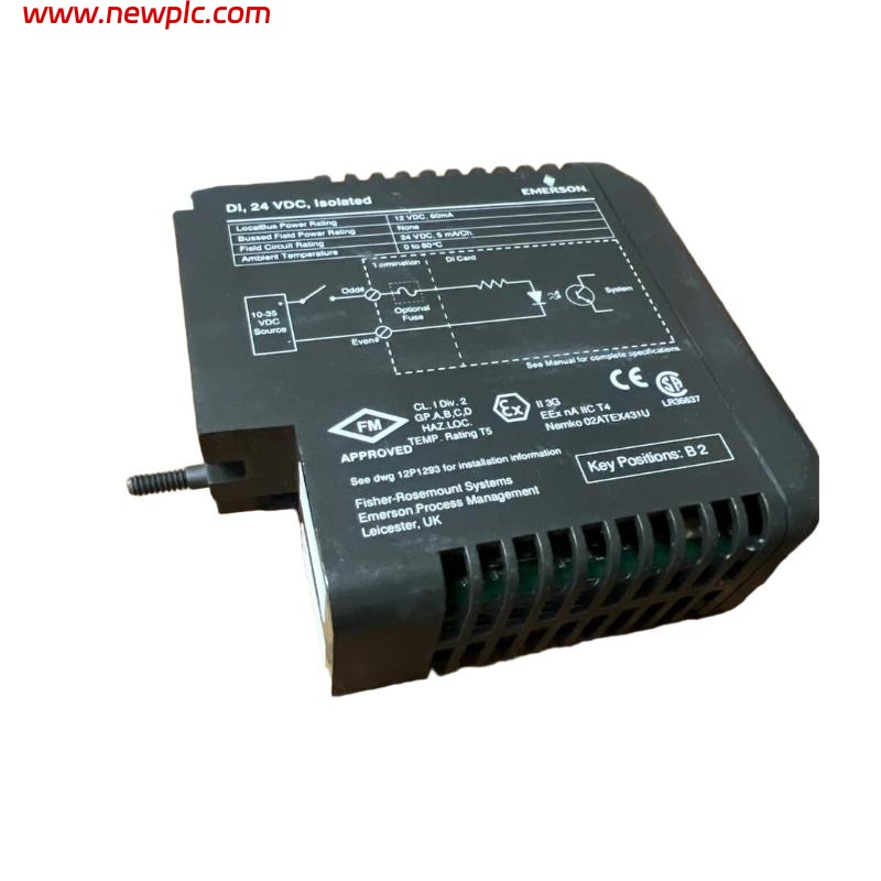 Emerson VE4001S5T2B4 Event Sequence Input Card