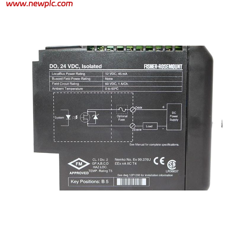 Emerson VE4002S1T1B2 Discrete Output Module