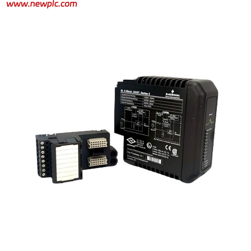 Emerson VE4002S1T1B2 KJ3001X1-BG1+KJ4001X1-CB1 Output Module with Terminal Blocks