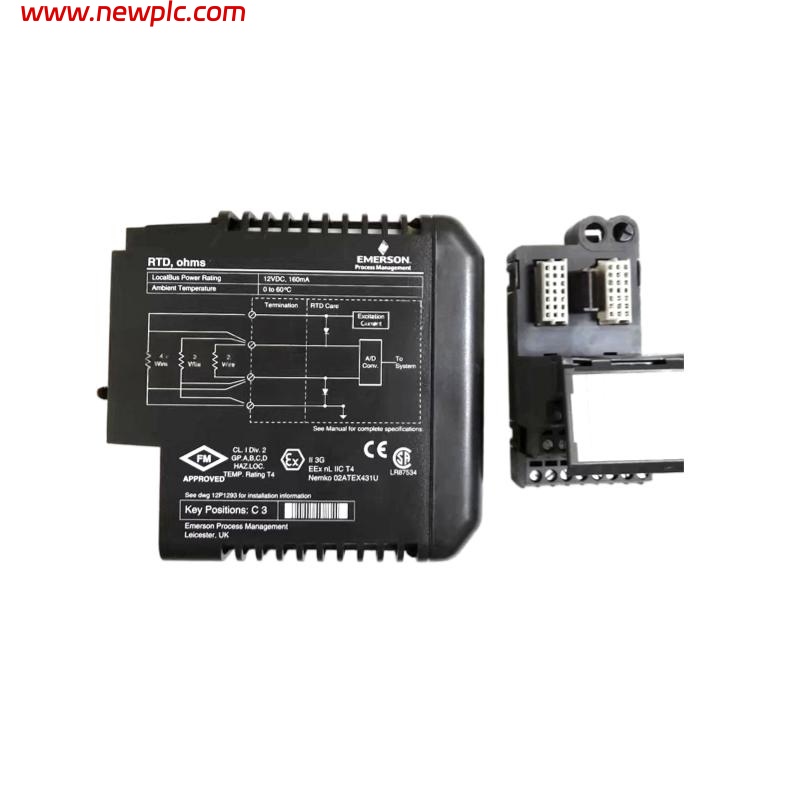 Emerson VE4002S1T2B6 KJ3204X1-BA1 + KJ4001X1-CK1 Output Module with Terminal Blocks